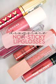 6 best non sticky lipglosses