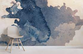 Ink Blot Watercolor Paint Wallpaper