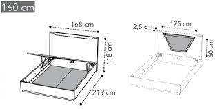 Bed With Storage Smart Smas2 160Χ200