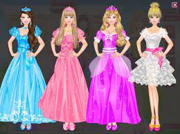 barbie princess dress up for