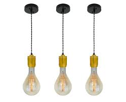 Xl Golden Edison Pendant Light Kitchen