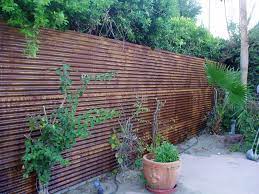 corrugated metal fence houzz