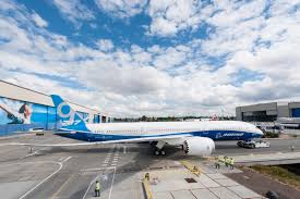 boeing rolls out first dreamliner 787 9