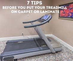 your treadmill on carpet