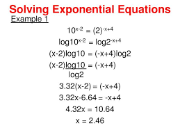 ppt solving exponential equations