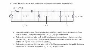 1 Given The Circuit Below With Impedance Levels