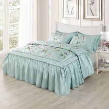 Seasons Bedspread Bed Skirt Bedding Set