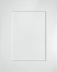 13 x 28 white rtf shaker recess panel kitchen cabinet door