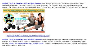 tacfit body weight and dumbell system