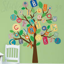 Alphabet Tree Wall Sticker Abc Tree