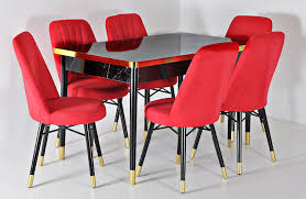 6 kişilik masa sandalye takımı. Okuyan Masa Sofra 70 Cm X 120 Cm Metal Katlanir Ayakli Yemek Masasi Bu Mudur