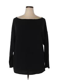Details About Boohoo Boutique Women Black Long Sleeve Top 18 Plus