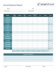 Sample Monthly Budget Worksheet And Free Expense Report Templates