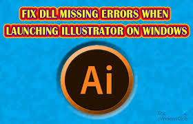 fix ilrator dll missing errors on