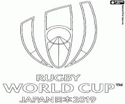 rugby world cup logo 2019 coloring page