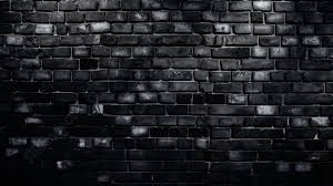 Wall Black Bricks Black Brick Wall Wall
