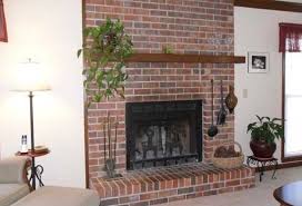 How To Paint A Brick Fireplace House