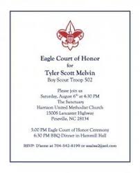 Eagle Scout Coh Invitation Wording Bing Images Eagle