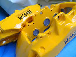 Ferrari Yellow Brake Caliper Paint In A