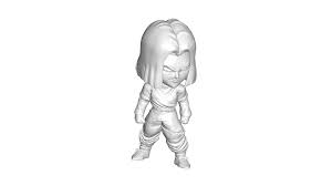 Dragon ball z android 17. Download Free Stl File Miniature Collective Figure Dragon Ball Z Dbz Miniature Collectible Figure Dragon Ball Z Dbz Android 17 3d Printer Object Cults