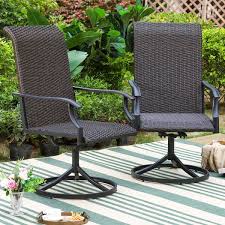 Phi Villa Black 7 Piece Patio Outdoor