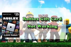 roblox gift card not working here re