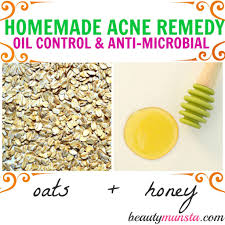 Oatmeal & honey face masks: Homemade Oatmeal And Honey Face Mask For Acne Beautymunsta Free Natural Beauty Hacks And More