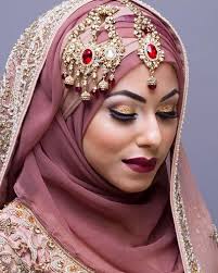 wedding hijab styles for muslim brides