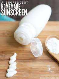 how to make natural homemade sunscreen