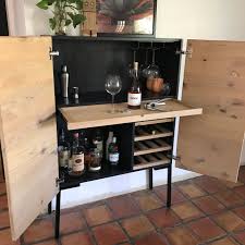 diy bubbly bar cabinet power carving
