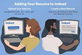 how to upload a resume to indeed