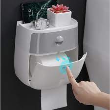 ecoco double layer toilet paper holder
