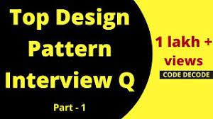 java design pattern interview questions