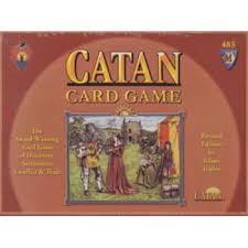These are the starting cards for one player. Catan Card Game Revised Edition