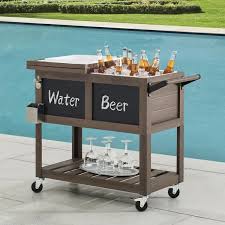 Rolling Ice Chest Cooler Cart