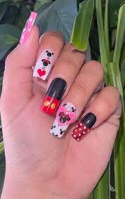 30 minnie mouse nail designs mix and
