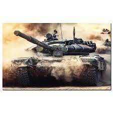 T90 Military Tank Poster Army Art