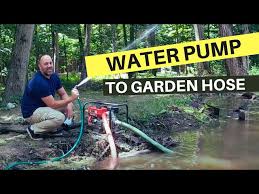 Water Pump Be Used For A Garden Hose