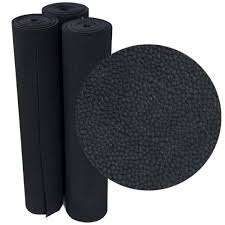 rubber cal tuff n lastic rubber runner mat 1 8 inches x 48 inches x 4ft rolled rubber flooring black