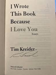 essays by kreider tim
