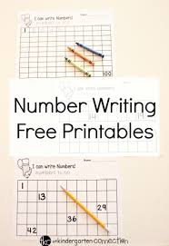 Free Number Writing Printables For Kindergarten