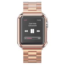 Apple watch is a line of smartwatches produced by apple inc. Kit Apple Watch 40mm 38mm Bracelet Case Hoco Pink Gold Macmaniack