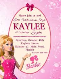 Choose from a wide range of we want you to absolutely love your personalized barbie birthday invitations. 5 500 Barbie Birthday Customizable Design Templates Postermywall