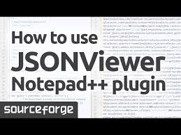 how to use jsonviewer notepad plugin