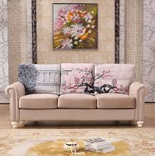 china simple wooden sofa set design