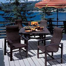 lakeside woven dining by tropitone
