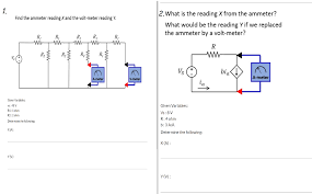 If the needle is pointing at 35v, your actual result is how can i use a voltmeter to test a lemon battery? Solved 2 What Is The Reading X From The Ammeter Find The Chegg Com