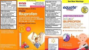 recall of infant ibuprofen sold at