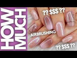 airbrush nail art design you