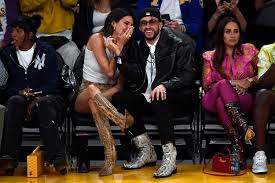 kendall jenner and bad bunny sit